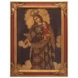 ESCUELA CUZQUEÑA, SIGLO XX by la Virgen Con El Niño, Óleo sobre tela, sold Aug 2026