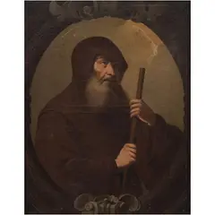 José de Ibarra, SAN FRANCISCO DE PAULA, Óleo sobre tela