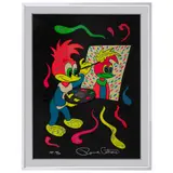 Ronnie Cutrone, Putting Your Face On (Woody Woodpecker), 1989, Serigrafía HC 10 / 20