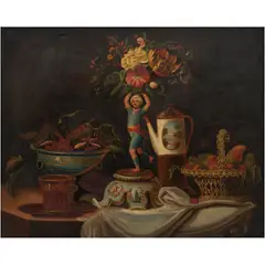 Bodegón, EUROPA, SIGLO XX, Óleo sobre tela