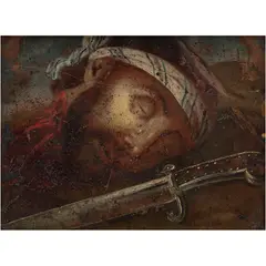 MÉXICO, SIGLO XVIII by la Cabeza de San Juan Bautista, Óleo sobre lámina de cobre, sold Aug 2026