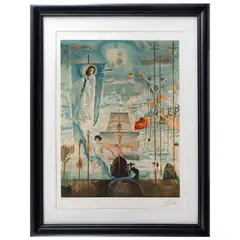 Salvador Dalí, Discovery of America by Christopher Columbus, Litografía sobre papel japones. Firmada. H.C