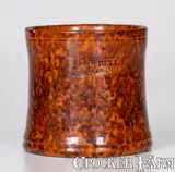 JOHN BELL / WAYNESBORO Redware Mug, circa 1850-1880 by John Bell, circa 1850-1880, Redware, sold Mar 2023