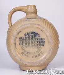 Old Dexter Dist. Co., Molded Stoneware Jug for OLD DEXTER DIST. CO. / BUTLER, KY, late 19th century, Stoneware
