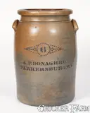 A.P. Donaghho, 6 Gal. A. P. DONAGHHO / PARKERSBURG, WV Stoneware Crock