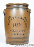 Richey & Hamilton, 6 Gal. RICHEY & HAMILTON / PALATINE, W. VA Stoneware Jar