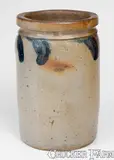 John Bell, JOHN BELL / WAYNESBORO Stoneware Jar w/ Cobalt Decoration, circa 1850-1880, Stoneware