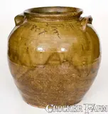 David Drake, Stoneware Jar, "Feb 3. 1857 / Lm," David Drake at Lewis Miles's Stony Bluff Manufactory, Edgefield, SC, 1857, Stoneware
