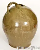 David Drake, Extremely Rare Double-Handled Stoneware Jug, "Lm / March 31, 1852 / Dave," David Drake, Edgefield District, SC, 1852, Stoneware