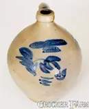 Brayton & Kellogg, BRAYTON & KELLOGG / UTICA, New York Stoneware Jug, circa 1827-1832, Stoneware