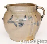 H. Glazier, Monumental H. GLAZIER / HUNTINGDON, PA Stoneware Jar w/ Cobalt Decoration, circa 1831-1854, Stoneware