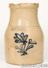 Burger & Co, One-Gallon BURGER & CO / ROCHESTER N.Y. Stoneware Pitcher, circa 1877-1880, Stoneware