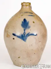 L. Norton, One-Gallon L. NORTON / BENNINGTON Stoneware Jug, circa 1828-1833, Stoneware
