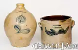 L. Norton, One-Gallon L. NORTON / BENNINGTON Stoneware Crock, circa 1828-1841, Stoneware