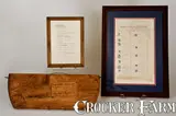 Edward Norton, Rare EDWARD NORTON / BENNINGTON, VT Ephemera incl. Part of Shipping Crate, late 19th century, Stoneware