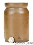 Henry Glazier, Rare HENRY GLAZIER / HUNTINGDON, PA Small-Sized Stoneware Jar, circa 1831, Stoneware