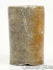 Daniel Johnson, Rare and Fine Thomas W. Commeraw Oyster Jar: DANIEL JOHNSON / No. 24 Lumber Street / N. York, circa 1800, Stoneware