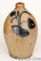 J. Stadde, Rare Stoneware Jug Stamped J. STADDE / SUMMIT CO., Ohio, mid 19th century, Stoneware