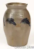 J. Swank & Co., One-Gallon J. SWANK & CO. / JOHNSTOWN, PA Stoneware Jar, circa 1860, Stoneware