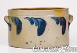 R.C.R, R.C.R. / PHILA. (Richard C. Remmey, Philadelphia) Stoneware Cake Crock, circa 1875, Stoneware