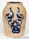 T.H. Willson & Co., Fine T.H. WILLSON & CO. / HARRISBURG, PA Stoneware Jar, circa 1852-1855, Stoneware