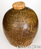 David Drake, Rare Modified Stoneware Jug, "Lm / March 9 1858/ Dave," David Drake at Lewis Miles' Stony Bluff Manufactory, 1858, Stoneware