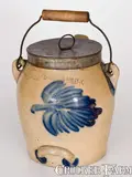 Cowden & Wilcox, One-Gallon COWDEN & WILCOX / HARRISBURG, PA Stoneware Batter Pail