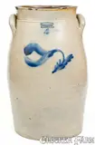 Humiston & Cummings, HUMISTON & CUMMINGS / SOUTH AMBOY, NJ Stoneware Churn, second quarter 19th century, Stoneware