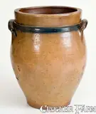 C. Crolius, C. CROLIUS / MANUFACTURER / NEW-YORK Cobalt-Decorated Stoneware Jar, circa 1825, Stoneware