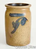 & Benjamin, McDONALD & BENJAMIN / Cincinnati, Ohio Stoneware Jar, circa 1870, Stoneware