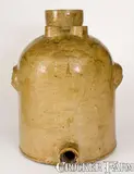 U. S. Stoneware Co., Large U. S. STONEWARE CO. / AKRON, OH Chemical Stoneware Dispenser, late 19th or early 20th century, Stoneware