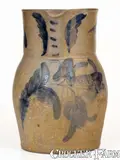 J. Swank & Co., Outstanding J. SWANK & CO. / JOHNSTOWN, PA 1/2 Gal. Stoneware Pitcher, circa 1860, Stoneware