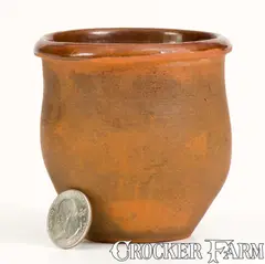 Solomon Miller, Rare "Solomon Miller / November 5, 1888" Redware Jar (Adams County, PA), 1888, Redware