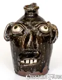 B.B. Craig, B.B. CRAIG / VALE, N.C. Alkaline-Glazed Stoneware Face Jug