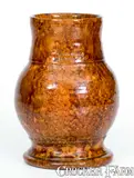 John Bell, JOHN BELL / WAYNESBORO, Pennsylvania Redware Ale Mug, circa 1850-1880, Redware