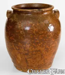 David Drake, 5 Gal. David Drake Stoneware Jar Inscribed "Lm / Aug 1, 1855", 1855, Stoneware