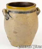 C. Crolius, C. CROLIUS / MANUFACTURER / MANHATTAN-WELLS / NEW-YORK Stoneware Jar, circa 1815, Stoneware