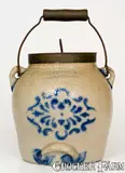 F.H. Cowden, F.H. COWDEN / HARRISBURG, PA Stoneware Batter Pail