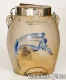 Nichols & Co., SIPE, NICHOLS & CO. / Williamsport, Pa. Stoneware Batter Pail