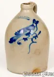 J. & E. Norton, J. & E. NORTON / BENNINGTON, VT Stoneware Bird Jug, circa 1855, Stoneware