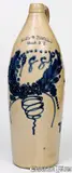 Fred Godfrey, Monumental "Fred Godfrey / Bennington, VT" Stoneware Flask, Norton Pottery, 1885, 1885, Stoneware