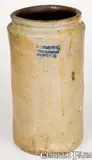 J. Remmey, Rare J. REMMEY / MANHATTAN-WELLS / NEW-YORK Straight-Sided Stoneware Jar