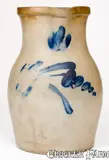 COWDEN & WILCOX / HARRISBURG, PA Stoneware Pitcher by Cowden & Wilcox, circa 1865, Stoneware, sold Aug 2021
