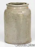 JOHN BELL / WAYNESBORO, Pennsylvania Stoneware Canning Jar w/ Celadon Glaze by John Bell, circa 1850-1880, Stoneware, sold Aug 2021