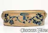 O. S. Gifford, Extremely Rare O. S. GIFFORD / WATERTOWN, NY Large Stoneware Butter Crock, mid 19th century, Stoneware