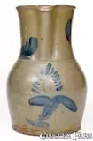 W.H. Lehew & Co., 1 Gal. W. H. LEHEW & CO. / STRASBURG, VA Stoneware Pitcher with Floral Decoration, circa 1870, Stoneware