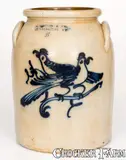 J. & E. Norton, J. & E. NORTON / BENNINGTON, VT Stoneware Double Birds Jar