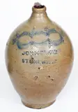 Commeraw's Stoneware, Fine Three-Gallon COMMERAWS / STONEWARE Jug