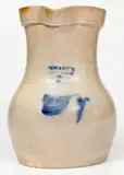 Norton & Fenton, Scarce NORTON & FENTON / EAST BENNINGTON, VT Stoneware Pitcher w/ Cobalt Decoration, circa 1845, Stoneware