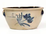 Agent, Rare D. P. HOBART, AGENT / WILLIAMSPORT, PA Stoneware Bowl, circa 1880, Stoneware